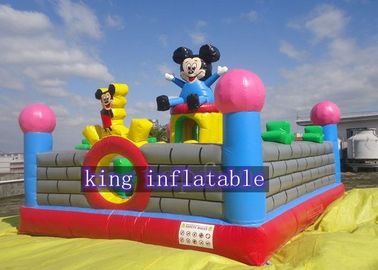 뛰어오르는 재미를 위한 팽창식 위락 공원이 사랑스러운 Mickey에 의하여 0.45mm - 0.55mm PVC 농담을 합니다