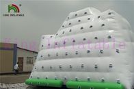 물 공원을 위한 0.9mm PVC 방수포 백색/녹색 팽창식 물 장난감 거대한 빙산