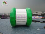 녹색/백색 PVC 방수포 물 공원을 위한 팽창식 물 공 회전 장난감