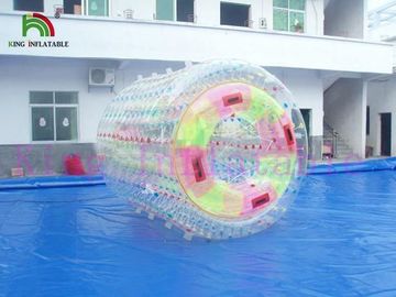 내화성 1.0mm PVC/TPU에 의하여 게임 다채로운 팽창식 물 회전 장난감을 급수하십시오