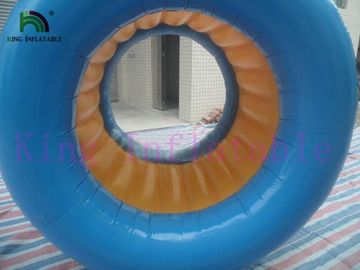 물 공원을 위한 파란/황색 팽창식 물 걷는 공 PVC 물 회전 장난감