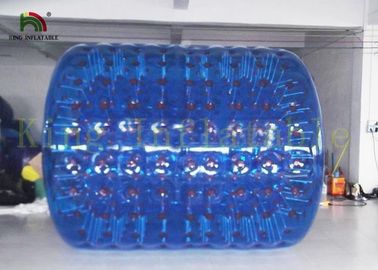파란 큰 팽창식 물 회전 장난감 내구재 1.0mm PVC/PTU 팽창식 옥외 장난감