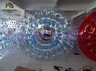 1.0mm 투명한 PVC의 롤러 공에 호쾌한 팽창식 물 장난감 도보