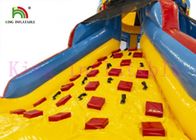 PVC 다채로운 파열 회전 목마 아이를 위한 상승 벽을 가진 건조한 활주 탑 활주