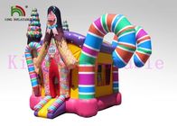 아이를 위한 사탕 주제 PVC 파열 쾌활한 성곽 다채롭고 굉장한 디자인