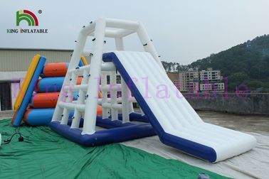0.9mm PVC 방수포 성인/팽창식 물 장비를 위한 팽창식 물 장난감 활주