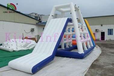 0.9mm PVC 방수포 성인/팽창식 물 장비를 위한 팽창식 물 장난감 활주