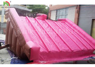 정원 0.55 Mm PVC PVC 방수포 주문을 받아서 만들어지는 아이 분홍색 색깔을 위한 팽창식 물 미끄럼