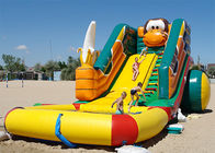 제거할 수 있는 수영장과 9m 긴 부풀게할 수 있는 원숭이 워터 슬라이드