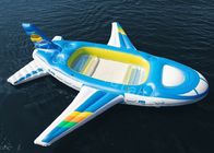 0.9 밀리미터 PVC 방수 시트 큰 부풀게할 수 있는 물 장난감 플로팅 비행기를 청색화하세요