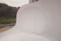 Transparent 5m Hotel Inflatable Clear Bubble Tent With Tunnel And Bathroom