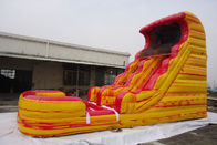 아이들 / 대여 사업을 위한 수영장과 맞춘 화재 아이스 염료 부풀게할 수 있는 워터 슬라이드