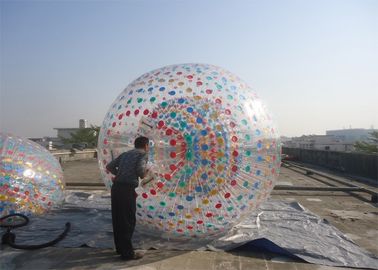 점 팽창식 Zorb 공 다채로운 D-환형물을 가진 인간적인 햄스터 롤 볼을 착색하십시오