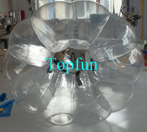 1.0mm PVC/TPU 1.2m 직경 꽃잎을 가진 주문 장난감 팽창식 풍부한 공은 형성합니다