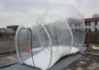 야영을 위해 방수 큰 4M PVC 팽창식 명확한 거품 천막