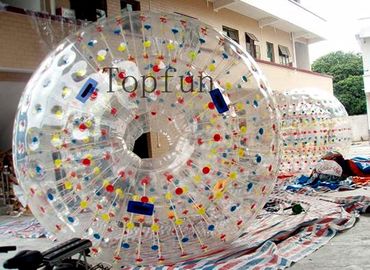 주문 여가 거대한 팽창식 Zorb 공 1.0mm/0.8mm PVC/TPU