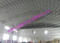 12m PVC 팽창식 명확한 거품 천막 물 증거 완벽한 돔