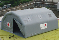 회색 PVC 부풀게할 수 있는 응급 텐트 의학 야외 일시적 차폐재
