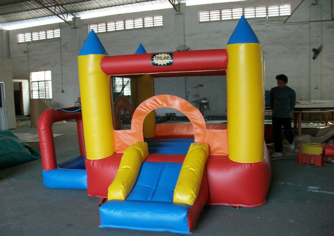 Kids Outdoor Small Inflatable Commercial Bounce Houses / Bouncy Castles For Hire Or Rental
