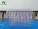 1.0mm Transparent PVC Inflatable Water Toy / Roller With Multicolor Dots